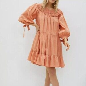 Anthropologie Forever That Girl Wren Tiered Mini Dress Sz. XS